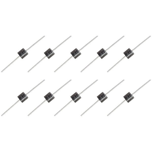 Main product image for 10-Pack Power Supply Rectifier Diode 6A 1000V 050-010
